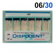 Абсорберы Штифты бумажные №30 конус 0,06 (100 шт) Абсорберы Штифты бумажные №30 конус 0,06 (100 шт)