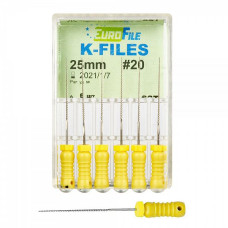 Дрильбор ручной K-Files № 20 L25мм (6 шт) EuroFile