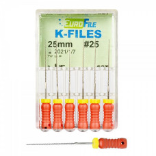 Дрильбор ручной K-Files № 25 L25мм (6 шт) EuroFile