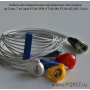 Кабель для подключения одноразовых электродов 3 отв.7 эл. (КТ-04-3,РМ) 12pin