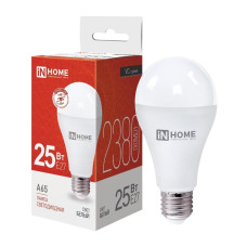 Лампа светодиодная IN HOME LED-A65-VC, Е27, 25 Вт, 230 В, 4000 К, 2250 Лм 4948509 Лампа светодиодная IN HOME LED-A65-VC, Е27, 25 Вт, 230 В, 4000 К, 2250 Лм 4948509