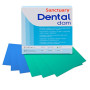 Листы для раббердама (кофердама)  152х152 (36 листов) зеленые Dental Dams с ароматом мяты плотные